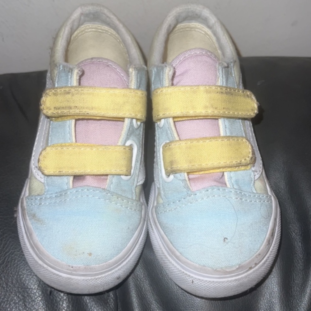 Pastel Color Vans Toddler Girls 8c